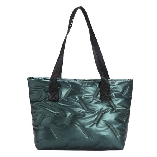 Soft Padded Puffy Shoulder Bag