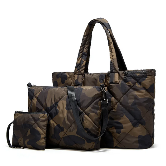 Sporty Puffer Tote Bag
