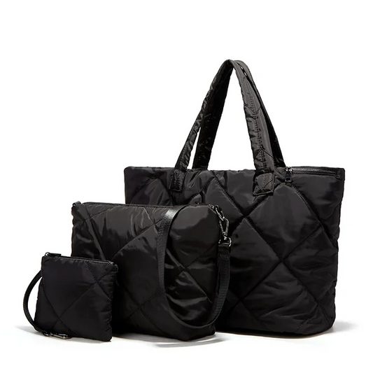 Sporty Puffer Tote Bag